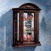 Design Toscano Rosedale Hardwood Wall Curio Cabinet: Walnut Finish BN1522